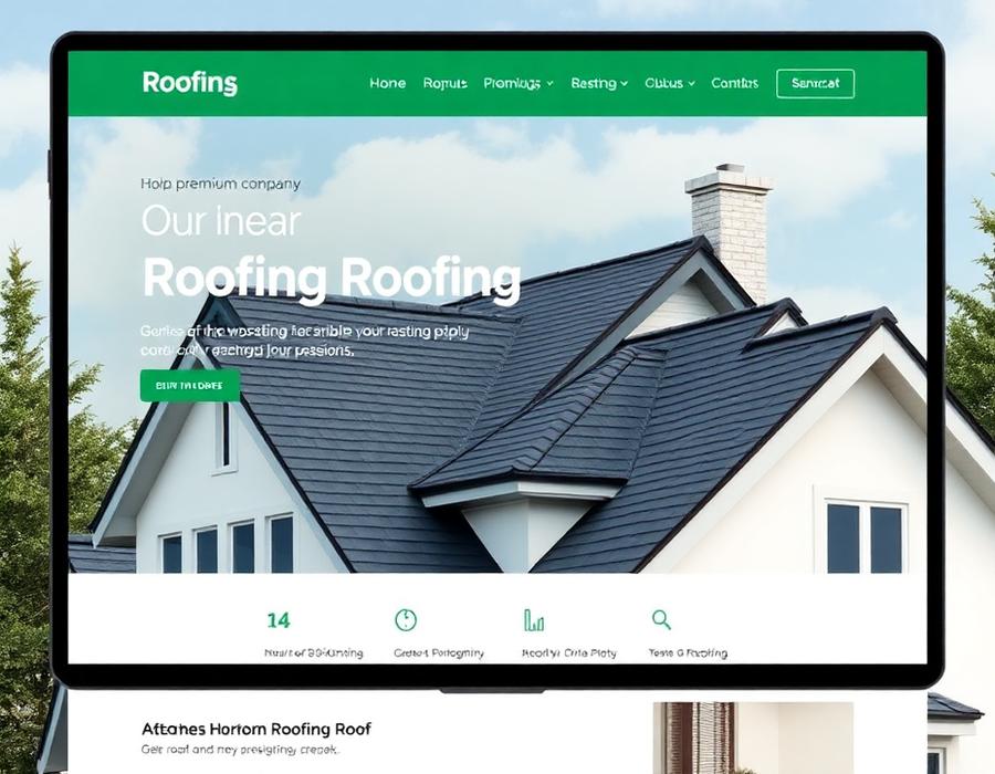 Summit Roofing Co. concept website design